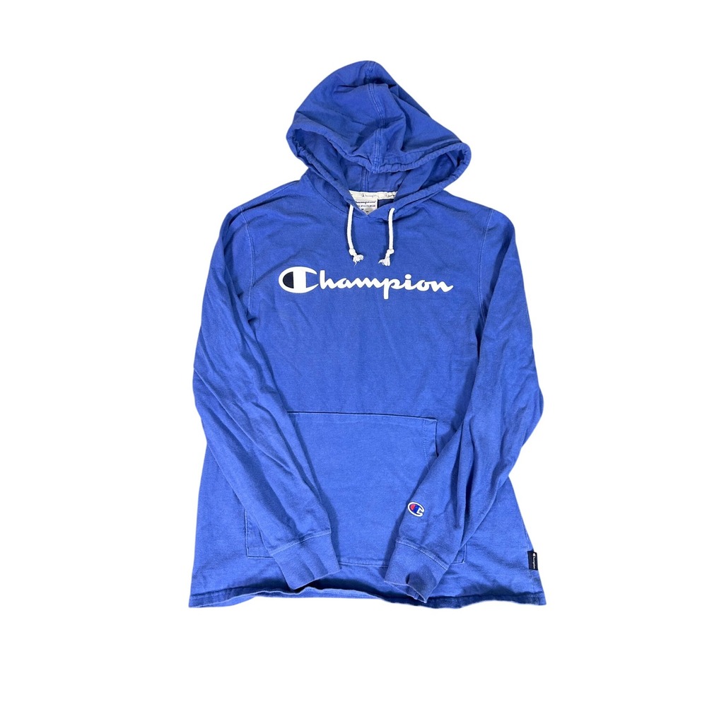 Y2K‎ Champion Authentic Athleticwear Blue Crewneck Long Sleeve Hoodie M